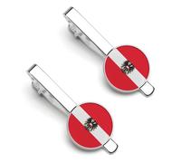 Pince À Cravate Personnalisée Pour Homme Avec Drapeau National De La République D'Autriche Cadeau De Mariage Pour Témoin Témoin Huissier Anniversaire