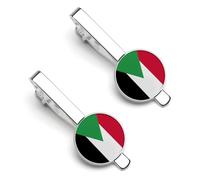 Pince À Cravate Pour Homme Avec Drapeau National De La République Du Soudan Idéal Pour Un Mariage Une Entreprise Ou Une Vie Quotidienne Pour Un Anniversaire De Mariage Ou La Fête Des Pères