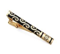 Pince à cravate pour homme, design simple et coloré en métal, épingle à cravate argentée et dorée, accessoire de costume d'affaires, boucle à clip antidérapante