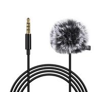 Pince à cravate pour microphone Puluz avec clip PU424, câble jack 3,5 mm, longue