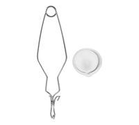 Pince à Creuset Lot de 3 tasses à creuset en céramique for fusion, pinces à creuset for fusion d'or et d'argent, outils de moulage for fusion de bijoux Pour Fondre Le MéTal