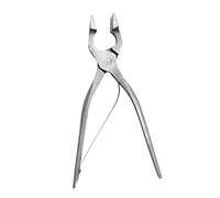Pince à cuir à tête droite réglable pour sac de ceinture, portefeuille, pince plate C type C