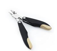 Pince à cuticules pliable en acier inoxydable pour manucure et pédicure, outil de coupe pour cuticules, GJ, YZQ, noir
