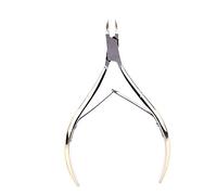Pince à cuticules professionnelle coupe-cuticules en acier inoxydable et outil de soin des ongles ciseaux à pince pour manucure et pédicure