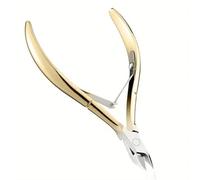Pince à cuticules professionnelle en acier inoxydable, ciseaux pour enlever les cuticules, soins des doigts, manucure, coupe-ongles, or et argent, or