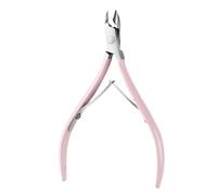 Pince à cuticules professionnelle en acier inoxydable, coupe-ongles, manucure, pédicure, rose