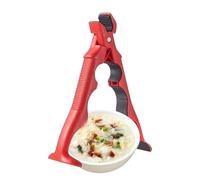 Pince à de cuisson - Support de poêle résistant à la chaleur - Pince à pizza antidérapante - Pince à en acier inoxydable - Outil de manipulation alimentaire sûr - Accessoire de cuisine