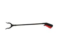 Pince à Déchets en Acier Inoxydable, Légère, Noire, pour Ramassage | Ramassage des Détritus et Clés, Usage Sanitaire et Jardin, Poignée Antidérapante, Dents de Serrage