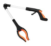 Pince à Déchets Pliable en Aluminium et ABS pour Ramassage | Prise Sûre, Maniement Simple, pour Papier et Détritus, Nettoyage des Rues et Parcs Style Aléatoire