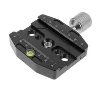 Pince à Dégagement Rapide 1/4 3/8, Alliage D'aluminium, pour Trépied | Conversion Rapide, Fixation Stable, Fente 38mm, pour Reflex et Trépied, Usage Photo