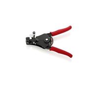 Knipex Pince à dénuder avec couteaux de forme noire laquée, gainées en plastique 180 mm 12 11 180