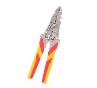 Pince à dénuder 15 en 1 en acier haute résistance avec capacité de pliage, roue réglable pour une manipulation précise des fils, pince à sertir pliable