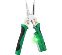 Pince à dénuder 8 en 1 avec testeur de tension, pince électrique sans contact, pince à dénuder, pince à sertir, coupe-diviseur, outil manuel compact pour la détection de fils sous tension