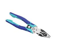 Pince à dénuder à 4 trous - Construction en métal robuste - Poignée confortable - Pour projets professionnels - Multifonctionnel