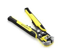 Pince à dénuder auto-ajustable, 3 en 1, dénudeur/coupe/sertissage, dénudeur automatique de fils électriques robustes, outil multifonctionnel(HS-D2 Yellow)