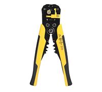 Pince à dénuder auto-ajustable de 20,3 cm, dénudeur de fil et outil de sertissage, dénudeur de bornes de fil électrique en acier allié avec limiteur réglable pour câbles en cuivre