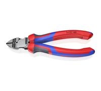 Knipex Pince à dénuder coupante de côté noire atramentisée, avec gaines bi-matière 160 mm 14 22 160