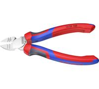 Knipex Pince à dénuder coupante de côté chromée, avec gaines bi-matière 160 mm 14 25 160