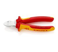 PINCE A DENUDER COUPANTE PRO KNIPEX COMPACT 160mm CHROME POIGNEE ISOLEE