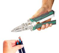 Pince à dénuder de câble, robuste, pince à dénuder polyvalente avec fonction de changement rapide pour câbles et câbles