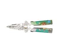 Pince à dénuder électrique adaptée pour la réparation à domicile - Utilisation professionnelle - Coupe de câble - Manipulation efficace des cordons - Testeur de tensions pliantes - Pince à dénuder