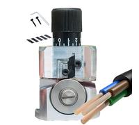 Pince À Dénuder En Aluminium - Machine À Éplucher Les Câbles, Dispositif Réglable Polyvalent | Dénudage Électrique Ou Manuel, Traitement Des Fils Plats Et Des Déchets De Fibres, Outil Parfait Pour Les