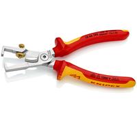 Pince à dénuder et coupe-câbles KNIPEX StriX - 180mm - Bi-matière - Chromé 1000V KNIPEX - 1366180