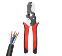 Pince à dénuder et pince à sertir électrique de 20,3 cm | Dénudeur de câble multifonction pour couper, fender, cisailler et serrer les câbles électriques pour un usage domestique