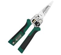 Pince à dénuder - Indicateurs de tension - Alarme - Poignée ergonomique en acier au carbone - Pour l'entretien électrique - Outil à sertir