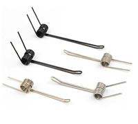 Pince à dénuder les fils, 3 pièces, 1,0 x 10 mm, 4 tours, fait à la main, pince à bec de canard, réparation de fils, accessoires de ressort à double torsion(1.5 * 8.5mm)