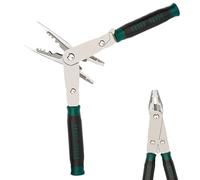 Pince À Dénuder Les Fils - Pince à Sertir Acier Inoxydable Bec Plat - Outils De Coupe Pour Dénudeur | Pour Couper et Dénuder les Fils d'Aluminium et de Cuivre, Prises, Circuits,