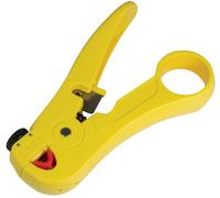 Pince à dénuder LogiLink avec coupe-câble en ABS jaune pour câbles réseau