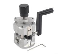 Pince à dénuder manuelle à manivelle réglable de 2 mm à 20 mm pour les fils de ferraille en cuivre et en aluminium compatible avec perceuse électrique domestique en métal et plastique (alliage