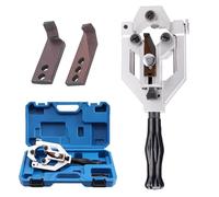 Pince à dénuder manuelle pour semi-conducteurs, outil portable avec 2 lames et mallette, kit de pinces à dénuder, dénudeur multifonction pour câbles haute et moyenne tension(35-65mm)