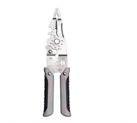 Pince à dénuder multifonction 21 en 1 - Pince à dénuder - Pince à sertir - Pince coupante de câble - Testeur professionnel d'électricien - Pince à stylo - Tournevis - Outil d'entretien pour couper le