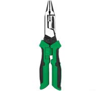 Pince à dénuder multifonction avec affichage numérique, testeur de tension et pince à sertir pour électriciens, poignée antidérapante, dénudage de fil précis, outil vert pour professionnel