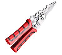 Pince à dénuder multifonction avec testeur de tensions inductives Outil de coupe précis pour électriciens Poignée ergonomique Construction en acier à haute teneur en carbone Aucune tension de