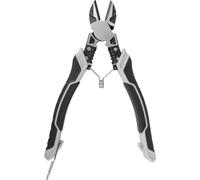 Pince à Dénuder Multifonction Pince Coupante Electricien avec Antidérapant Verrouillage Sécurité Ressort Pince Coupante Multifonction pour Outils à Dénuder Pince à Sertir (Noir)