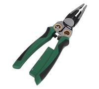 Pince à dénuder multifonctionnelle de 8 pouces, pince coupante à sertir avec testeur de tension pour travaux électriques, outils d'électricien, poignée ergonomique en acier à