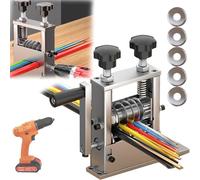 Pince à Dénuder, Pince à Dénuder 6 Trous 1-17 Mm Outil De Dénudage Automatique De Câble Manuel électrique 2 Modes Machine à Dénuder Machine à Dénuder 5 Fils Dénudés En Même Temps Avec 5 Lames