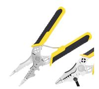 Pince à Dénuder - Pince Robuste 8 en 1 avec Sertisseuse - Coupe-Câbles,pour Sertissage Découpage Dénudage Câbles Électricien Bricolage