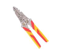 Pince à dénuder pliable 15 en 1 pour roue réglable, pince à sertir pour électriciens avec poignée ergonomique et poignée ergonomique