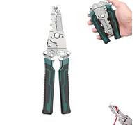 Pince à dénuder pliable 18 en 1, pince à dénuder professionnelle multifonctionnelle pliable 2025, pince à sertir, coupe-câble, torsadeuse, fendeuse (1pcs)