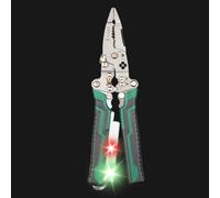 Pince à dénuder pliable avec test électrique pour usage industriel automobile électronique domestique