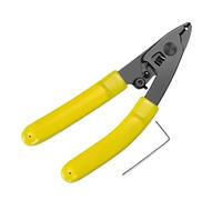 Pince À Dénuder Polyvalente Double/Triple Port Poignée Ergonomique Lame En Acier Allié Fonction De Verrouillage Sécurisé Outil Dénudage Fil Verrouillage Sécurité