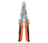 Pince à dénuder professionnelle - Pince à épissure de câble électrique 12 en 1 | Pince multifonctionnelle pour électricien - Outils manuels de serrage antidérapants - Pel