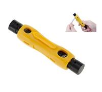 KALEA-INFORMATIQUE Pince à dénuder rapide pour câblage coaxial. Compatible coax RG59 75-4 RG6 75-5 RG7 RG11 75-7