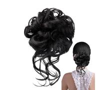 Pince à désordonnée - Cheveux ondulés et bouclés - Chignons ondulés - Postiche synthétique - Pour femme et fille