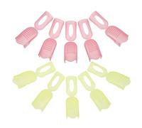 Pince à Dissolvant pour Ongles 10 Pièces en Plastique, Grip Sécurisé | Format Voyage, Retrait Propre sans Dégâts, pour Vernis à Ongles, Usage Maison et Salon, Outils Experts