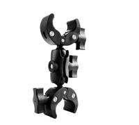 Pince à Double Clip, Compatible avec GoPro, Insta 360, Support de Guidon et de caméra Sportive for Moto et vélo(B)